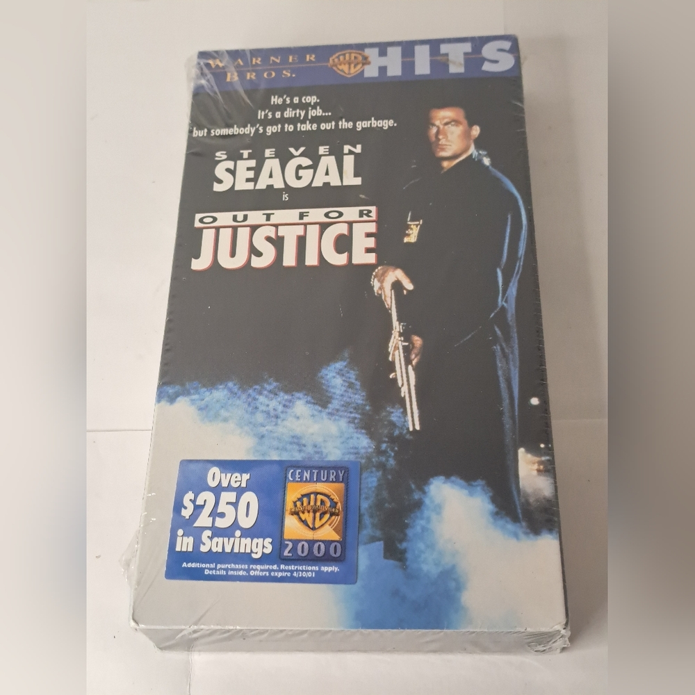 New sealed 1991 Out for Justice Warner Home Video Steven Seagal
